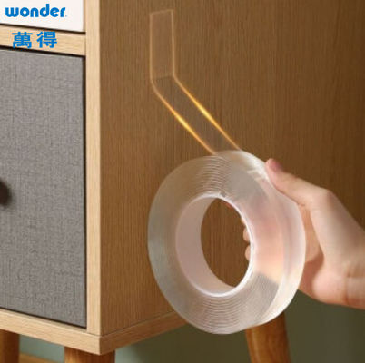 Adhesive Wonder Nano Tape Roll 2,5 mm grubość przezroczysty podwójny płaszczyznowy żel podlegający recyklingowi