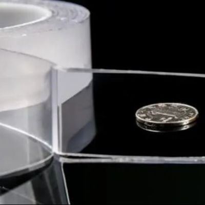 Przejrzysty nanotaśma rolkowa, silny i wielokrotnie używany klej do zastosowań domowych i przemysłowych, grubość 2 mm