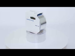 Taśma z folii aluminiowej srebrnej o grubości 0,1 mm